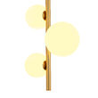 Lustra moderna aurie eleganta abajururi sticla opal 4xG9/60W Taida 1921 Jupiter